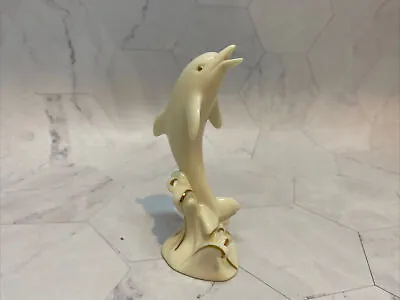 Buy Vintage Fenton Lenox Art Porcelain 4” Dolphin Figurine Sculpture Statue Gold • 9.45£