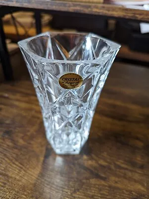Buy VINTAGE  CRYSTAL GLASS Vase Cristal D'Arques 24% Lead France  • 0.99£