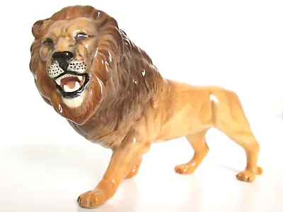 Buy Large Beswick England 10  Roaring Lion Porcelain Figurine • 24.99£