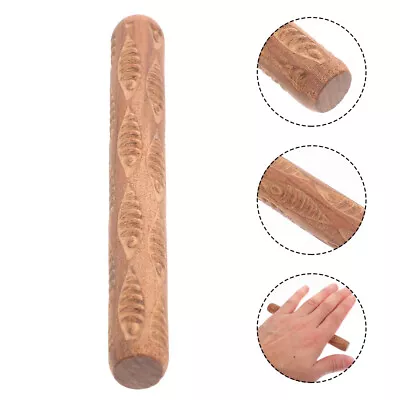 Buy  Rolling Pin Wooden Toys For Kids Christmas Pottery Tools Stamps • 8.95£