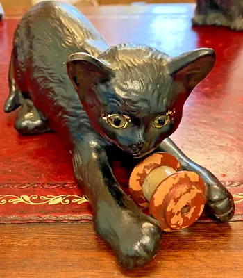 Buy Antique Bretby Ceramic Black Cat. • 20£