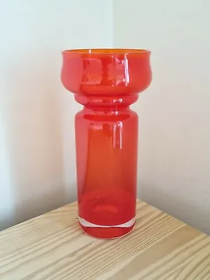 Buy Vintage Riihimaki Tamara Aladin  Orange Red Vase • 39.99£