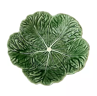 Buy Bordallo Pinheiro Green Cabbage 11  Large Vegetable Serving Bowl Round Portugal • 48.25£