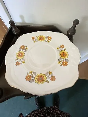 Buy Royal Sutherland Staffordshire Floral Patterned Plate Used Cake Sandwiches • 7£