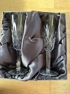 Buy Pair Of Waterford Crystal Champagne Flutes- Boxed • 30£