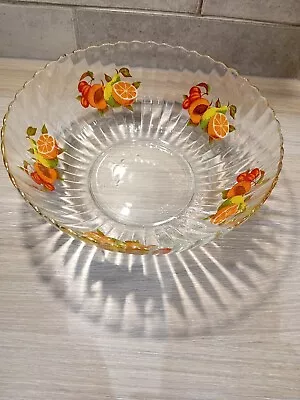 Buy Gorgeous Vintage French Glass Fruit Bowl • 7.50£