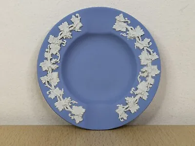 Buy Wedgewood Miniature Blue Jasperware Saucer/Plate 3.5  Floral Good Condition  • 9.95£