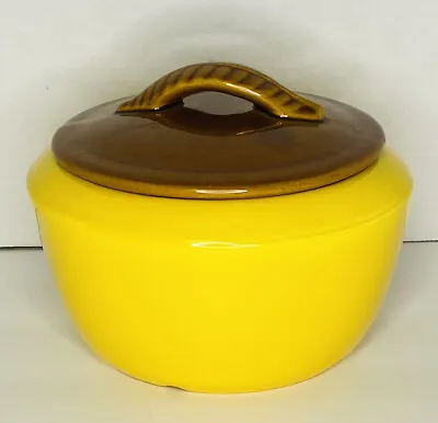 Buy Vintage MCM 1970s California Pottery No 444 Yellow Brown • 13.69£