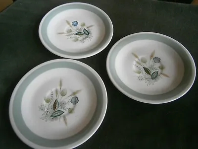 Buy Rare Spare - Woods And Sons- Clovelly Pattern Vintage 1950s 3 X Saucers • 1.49£