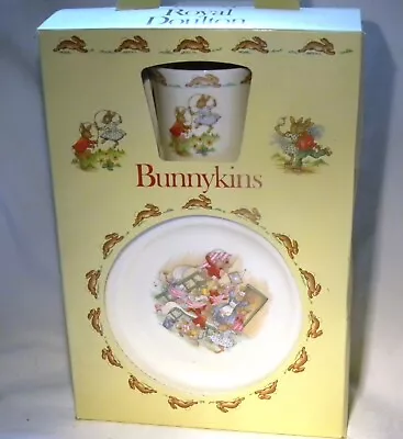 Buy Royal Doulton Nursery Set Bunnykins  3  Mug 6  Bowl 8  Plate Mib • 34.99£