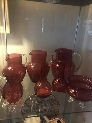 Buy Cranberry Glassware • 55£
