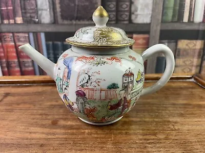 Buy Good Large Chinese Famille Rose Porcelain Teapot 18th Century • 525£