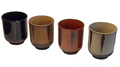 Buy World Market Pottery  Japanese Style Glazed Tea Cups/Stoneware Set Of 4 • 19.17£