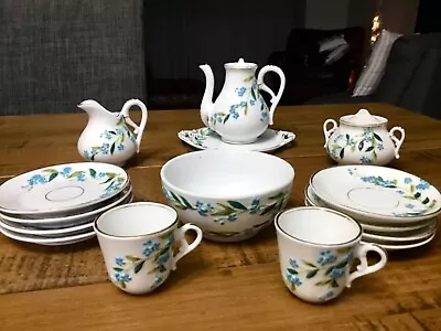 Buy ANTIQUE MINI CHINA TEA EARLY 20th CENTURY FRENCH SET PORCELAIN 16 PIECE • 23.72£