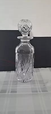 Buy Cut Crystal Cylinder Shaped Glass Decanter With Stopper  • 15£
