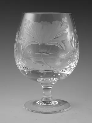 Buy Royal BRIERLEY Crystal - HONEYSUCKLE Cut - Brandy Glass / Glasses - 4 7/8  • 24.99£