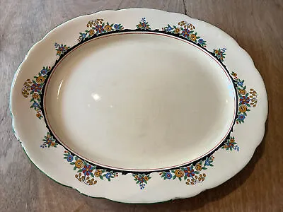Buy Vintage Royal Cauldon Est 1774 Meat Platter Serving Plate 17” X 14.5” Cream • 5.99£