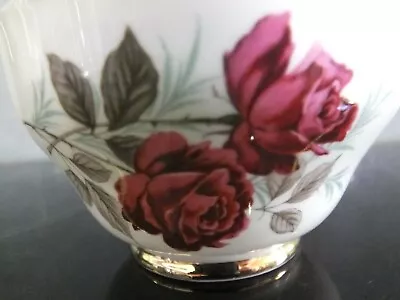 Buy VINTAGE: ADDERLEY  Persian Rose  5.5 Inch TWO SAUCERS Delicate Pattern • 1.49£