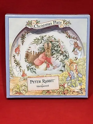 Buy Wedgwood Beatrix Potter - Merry Christmas Plate 1995 - Peter Rabbit Boxed & Mint • 14.99£