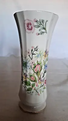 Buy 6.5  Ansley China Fluted Vase.. Wild Tudor  • 7.50£