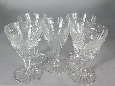 Buy Set Of 5 Antique Glasses Appetizer Crystal Taillé. Perfect Condition • 48.82£