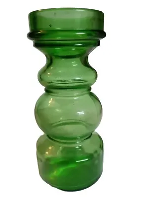 Buy Green Thick Glass Decorative Jar/ Vase Made In Italy No Chips Or Cracks  • 7.71£