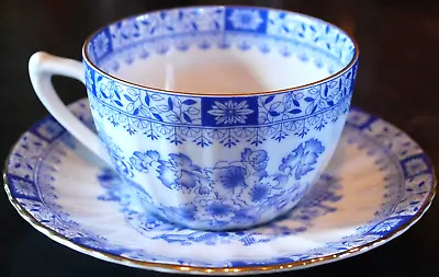 Buy Vintage SELTMANN 'CHINA BLAU' Bavaria Flat Cup & Saucer Set ASIAN Blue & White • 31.69£