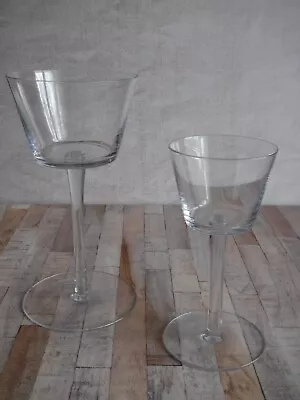 Buy Pair Of Vintage Ikea Glass Tealight Holders • 6£
