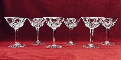 Buy Baccarat Burgos 6 Tall Sherbet Glasses Champagne Cut Crystal Size Art Deco • 154.14£