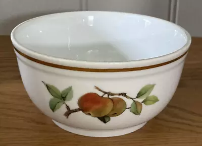 Buy Royal Worcester Evesham Gold Small Bowl/Sugar Bowl Peach Cherry Blackberry Apple • 1.99£