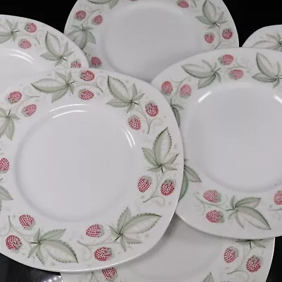 Buy Susie Cooper Wildstrawberry Set Of 6 Plates 23 Cm  • 45£
