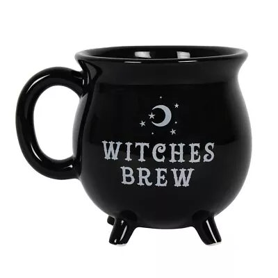 Buy Witches Brew Cauldron Mug Black Ceramic Tea Coffee Cup Soup Halloween 400ml • 8.75£