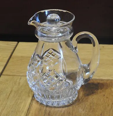 Buy Vintage Cut/Polished Crystal Whisky/Water Jug With Fitted Stopper • 20£