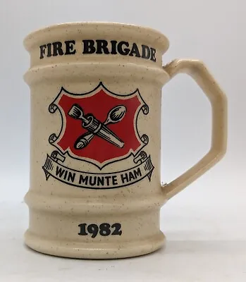 Buy Vintage 1982 Fire Brigade Holkham Pottery Mug • 6.99£