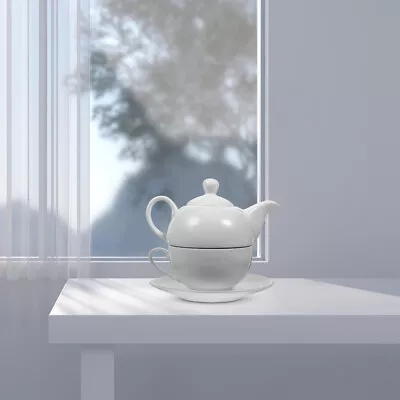 Buy Porcelain Euro Teapot Set For One With Cup & Saucer - Afternoon Teaware • 33.15£