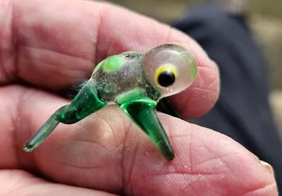 Buy Vintage 1960s Small Art Glass Animal - Frog - Possibly Murano • 3.35£