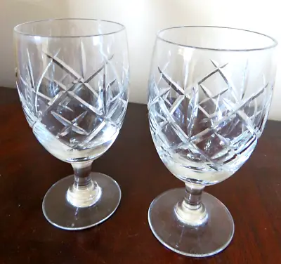 Buy Two Webb England 5  Small Vintage Wine Glasses • 20£