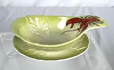 Buy Vintage Carltonware Handled Lobster Bowl With Under Plate 1 1/2 X 4 1/4 X 7 1/2  • 18.22£