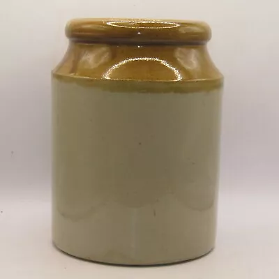 Buy Vintage Stoneware Glazed Earthenware Storage Jar Pot 21cm Tall - Pot 1 • 29.95£