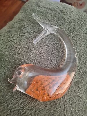 Buy Vintage Ölands Nya Glasbruk AB Made In Sweden Glass Fish • 10£