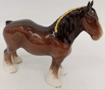 Buy Beswick Shire Horse Figurine Decorative Collectable Animal Ornament 21.5cm • 6.99£