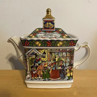Buy Vintage Sadler Classic Collection Teapot Pavilion Series A Christmas Carol • 15£