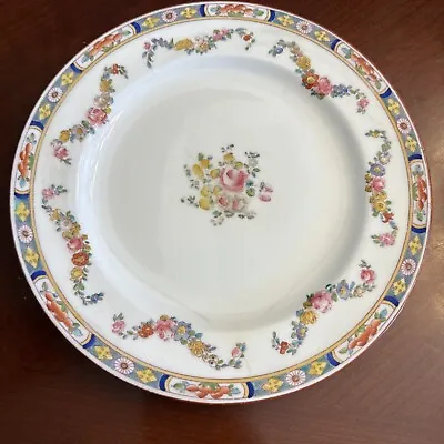 Buy Antique Minton Rose Luncheon Plate. 8-3/4 Inches Across. Older, Smooth Pattern.  • 14.13£