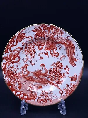 Buy Royal Crown Derby Red Aves 21cm  Side Plate-1st Quality • 29.90£