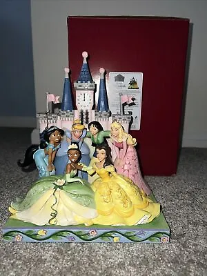 Buy Disney Traditions 6013075 Beautiful & Brave Princess Group Castle New & Boxed • 5.50£