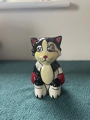 Buy Lorna Bailey Ali The Boxer Cat Figurine Signed At The Base • 26£