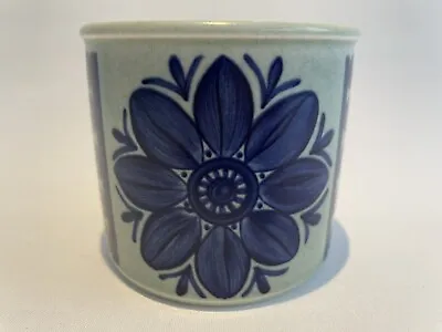 Buy Vintage Midwinter Stonehenge Blue Dahlia Small Pot/Cactus Pot - Jessie Tait • 12.99£