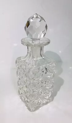 Buy Small Victorian Hobnail Vintage Pressed Glass Decanter/Perfume Bottle & Stopper • 14.99£