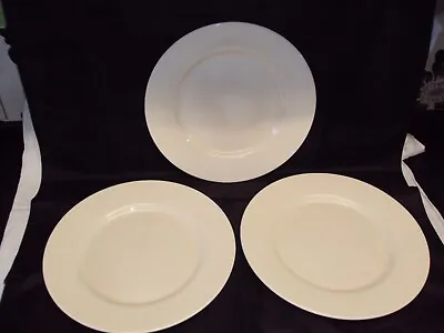 Buy Set Of 3 X 12  Large Dinner Plates Fairmont & Main Country Creamware • 25£