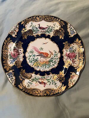 Buy Booths Silicon China Scale Blue Worcester Style Exotic Birds Plate • 25£